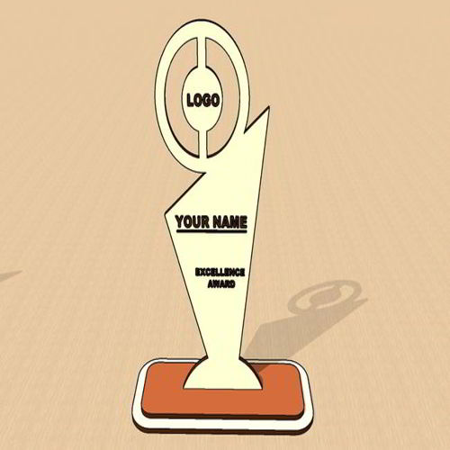 طرح برش لیزری جایزه طراحی - laser cut awards trophy design ve - برای دستگاه CNC چوب و لیزر (سی ان سی)