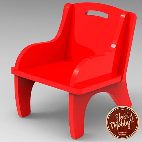 طرح صندلی کودک برش لیزری نیاز به تعمیر - laser cut baby chair - برای دستگاه CNC چوب و لیزر (سی ان سی)