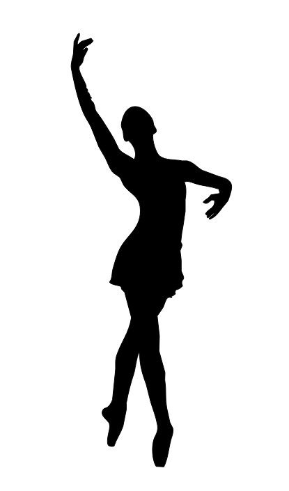طرح برچسب رقصنده باله برش لیزری - laser cut ballet dancer sticker ve - برای دستگاه CNC چوب و لیزر (سی ان سی)