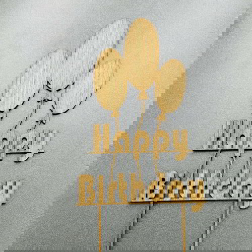 طرح برش لیزری بادکنکی کیک تزئینی کیک تولد دکور - laser cut balloon cake topper birthday cake decor ve - برای دستگاه CNC چوب و لیزر (سی ان سی)