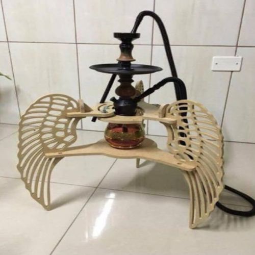 طرح برش لیزری پایه برای قلیان - laser cut base for hookah ve - برای دستگاه CNC چوب و لیزر (سی ان سی)