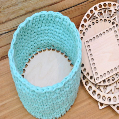 طرح برش لیزری سبد کف - laser cut basket bottoms ve - برای دستگاه CNC چوب و لیزر (سی ان سی)