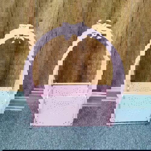 طرح سبد برش لیزری دکور - laser cut basket decor ve - برای دستگاه CNC چوب و لیزر (سی ان سی)