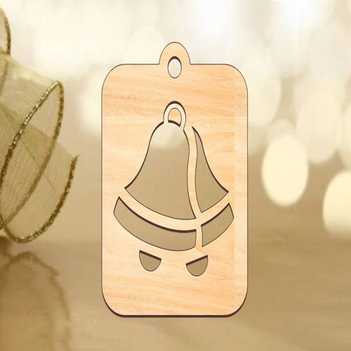 طرح برش لیزری بابلس کریسمس زنگ تزئینات کریسمس - laser cut bauble christmas bell ornament xmas decorations - برای دستگاه CNC چوب و لیزر (سی ان سی)
