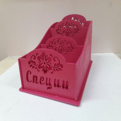 طرح جعبه ادویه زیبا با برش لیزری هزینه - laser cut beautiful spice box - برای دستگاه CNC چوب و لیزر (سی ان سی)