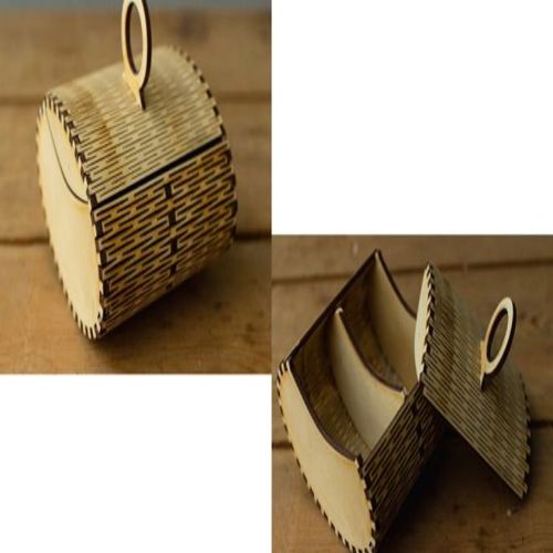 طرح جعبه تاشو برش لیزری شیار شکاف - laser cut box folding slot groove slit - برای دستگاه CNC چوب و لیزر (سی ان سی)
