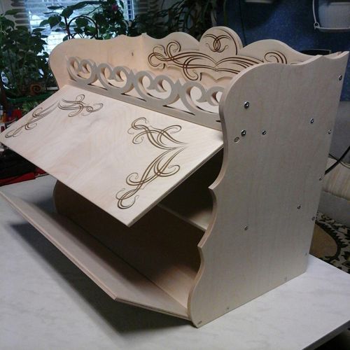 طرح جعبه نان برش لیزری سه بعدی پازل - laser cut bread box 3d puzzle ve - برای دستگاه CNC چوب و لیزر (سی ان سی)