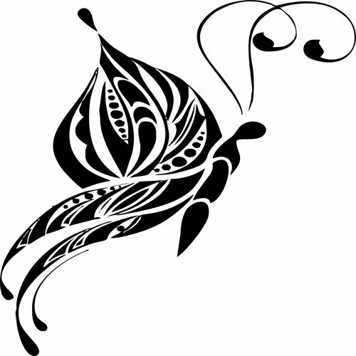 طرح پروانه برش لیزری - laser cut butterfly design - برای دستگاه CNC چوب و لیزر (سی ان سی)