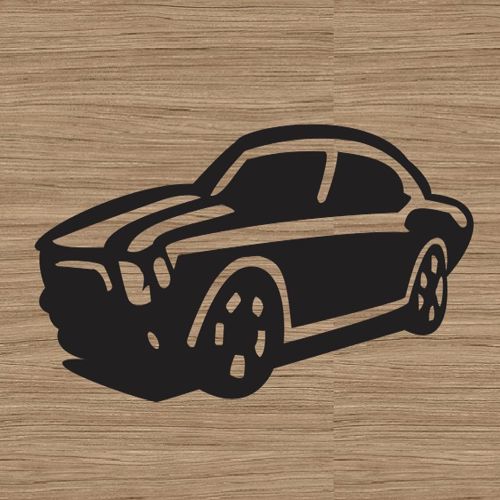طرح لوگوی ماشین حکاکی برش لیزری سایه - laser cut car engraved design car logo silhouette ve - برای دستگاه CNC چوب و لیزر (سی ان سی)