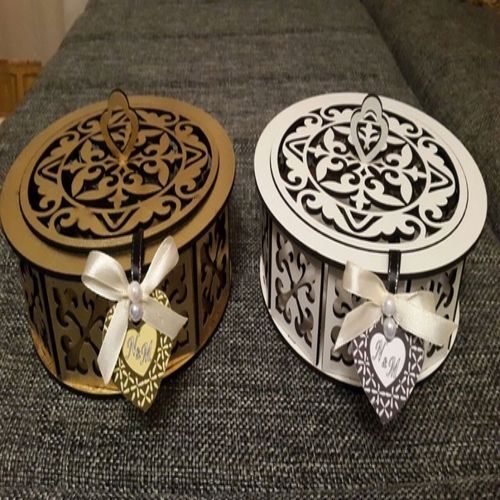 طرح تابوت برش لیزری جفت - laser cut casket pair - برای دستگاه CNC چوب و لیزر (سی ان سی)