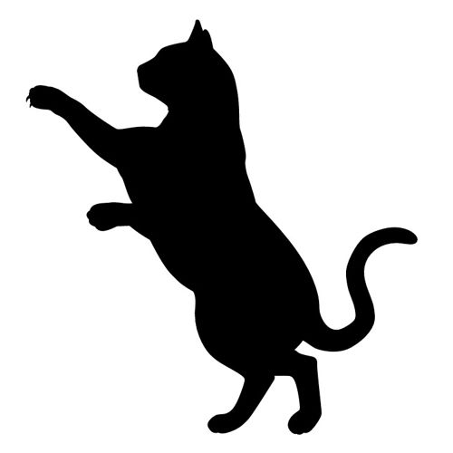 طرح برش لیزری گربه چوب کاردستی دست‌ساز نیمه‌تمام شبح - laser cut cat wood diy crafts unfinished silhouette ve - برای دستگاه CNC چوب و لیزر (سی ان سی)