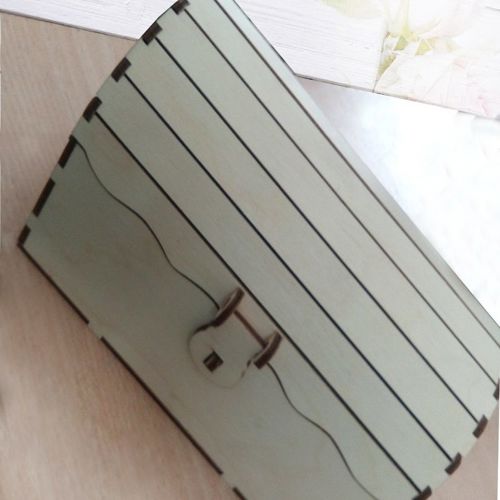 طرح جعبه صندوق برش لیزری - laser cut chest box ve - برای دستگاه CNC چوب و لیزر (سی ان سی)