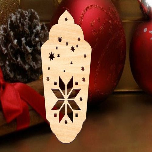طرح برش لیزری کریسمس تزئینات آویزان بابلس تزئینات کریسمس - laser cut christmas ornament hanging bauble christmas decorations ve - برای دستگاه CNC چوب و لیزر (سی ان سی)