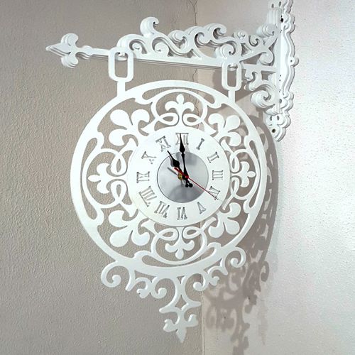 طرح ساعت کنسول برش لیزری - laser cut clock console ve - برای دستگاه CNC چوب و لیزر (سی ان سی)