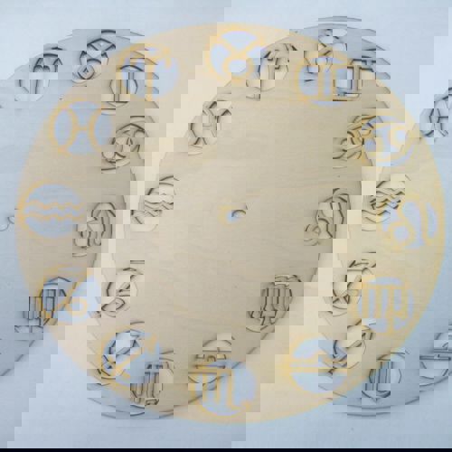 طرح نقاشی ساعت با برش لیزری - laser cut clock drawing ve - برای دستگاه CNC چوب و لیزر (سی ان سی)