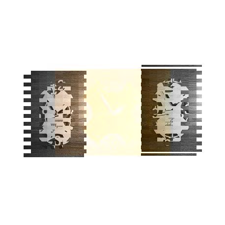 طرح ساعت لیزری - laser cut clock - برای دستگاه CNC چوب و لیزر (سی ان سی)