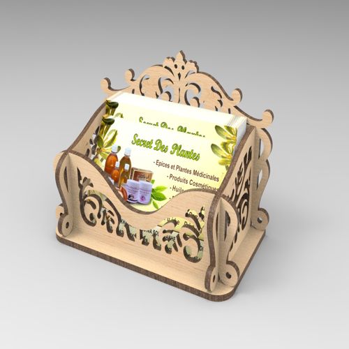 طرح برش لیزر cn جعبه کارت - laser cut cnc box card ve - برای دستگاه CNC چوب و لیزر (سی ان سی)