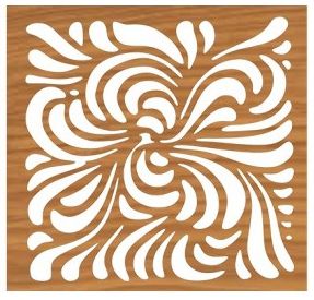 طرح برش لیزری cnc برای تزئین الگوی الگو - laser cut cnc for ornament pattern - برای دستگاه CNC چوب و لیزر (سی ان سی)