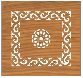 طرح برش لیزر cnc برای تزئینات چوبی الگو - laser cut cnc for wood decoration pattern - برای دستگاه CNC چوب و لیزر (سی ان سی)