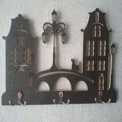 طرح‌های آویز خانه‌دار با برش لیزری و سی‌ان‌سی - laser cut cnc housekeeper hanger plans ve - برای دستگاه CNC چوب و لیزر (سی ان سی)