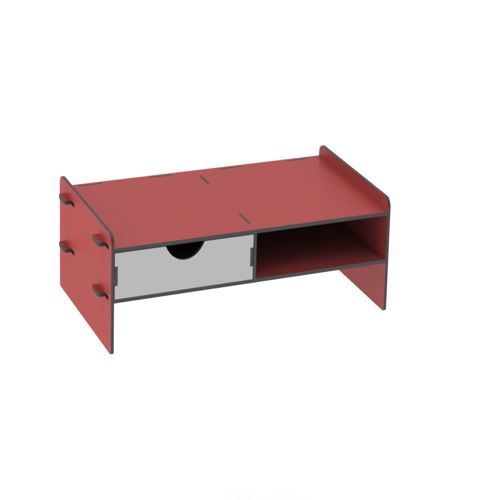طرح laser-cut-computer-monitor-riser-desk-table-laptop-stand-shelf-with-drawer-ve