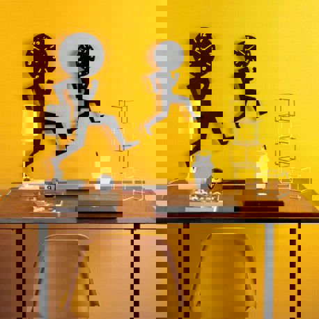 طرح قالب ساعت مدرن برش لیزری پوشش - laser cut cool contemporary clock template ve - برای دستگاه CNC چوب و لیزر (سی ان سی)