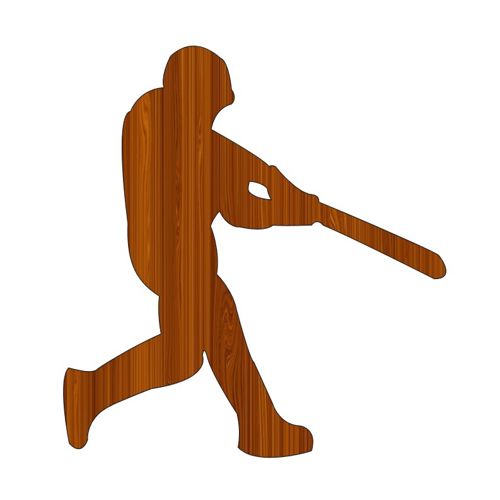 طرح برش لیزری کریکت بازیکن چوب برش - laser cut cricket player wood cutout ve - برای دستگاه CNC چوب و لیزر (سی ان سی)