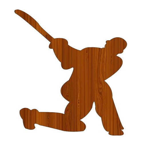 طرح برش لیزری کریکت بازیکن چوبی ناتمام برش - laser cut cricket player wooden unfinished cutout ve - برای دستگاه CNC چوب و لیزر (سی ان سی)