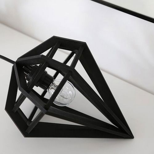 طرح لامپ کریستالی برش لیزری لامپ - laser cut crystal lamp ve - برای دستگاه CNC چوب و لیزر (سی ان سی)