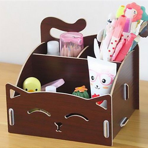 طرح laser-cut-cute-cat-wooden-storage-box-office-desktop-cosmetic-organizer-ve