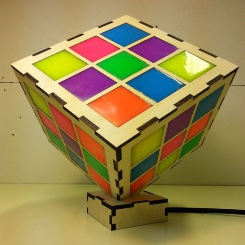 طرح برش لیزری ناز چراغ شب لامپ - laser cut cute night light lamp - برای دستگاه CNC چوب و لیزر (سی ان سی)
