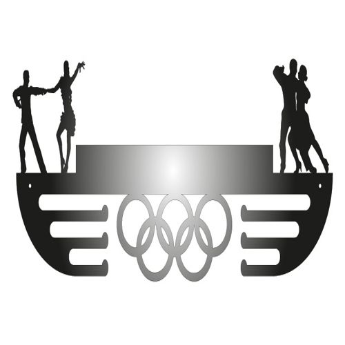 طرح مدال رقص برش لیزری - laser cut dance medal - برای دستگاه CNC چوب و لیزر (سی ان سی)