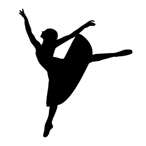 طرح برش لیزری دختر رقصنده سیلوئت - laser cut dancing girl silhouettes ve - برای دستگاه CNC چوب و لیزر (سی ان سی)