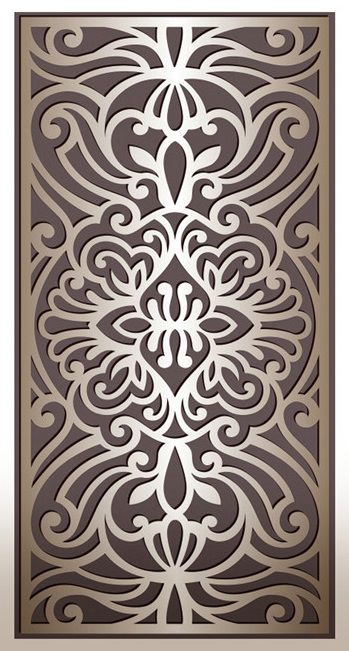 طرح پانل دکو برش لیزری - laser cut deco panel design - برای دستگاه CNC چوب و لیزر (سی ان سی)