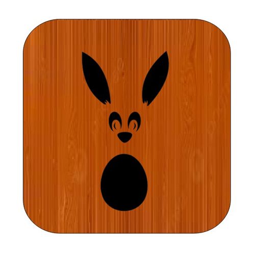طرح برش لیزری تزئینی حکاکی عید پاک خرگوش - laser cut decorative engraved easter bunny ve - برای دستگاه CNC چوب و لیزر (سی ان سی)
