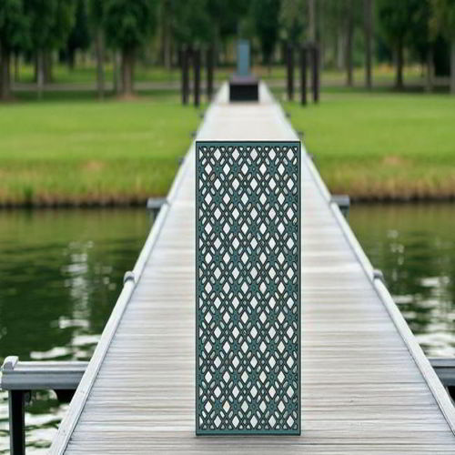 طرح پنل برش لیزری تزئینی گریل پانل برای باغ باغ - laser cut decorative grill panel for garden ve - برای دستگاه CNC چوب و لیزر (سی ان سی)