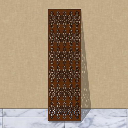 طرح برش لیزری تزئینی گریل الگو - laser cut decorative grill pattern ve - برای دستگاه CNC چوب و لیزر (سی ان سی)