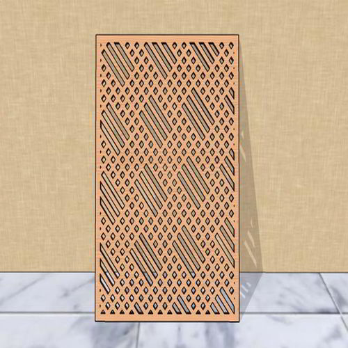 طرح پنل دیواری تزئینی برش لیزری پوشش - laser cut decorative grill wall panel ve - برای دستگاه CNC چوب و لیزر (سی ان سی)