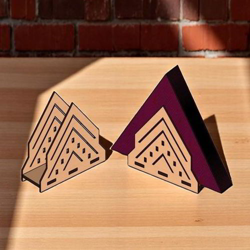 طرح جا دستی تزئینی برش لیزری کاغذ سازماندهنده - laser cut decorative napkin holder tissue paper organizer - برای دستگاه CNC چوب و لیزر (سی ان سی)