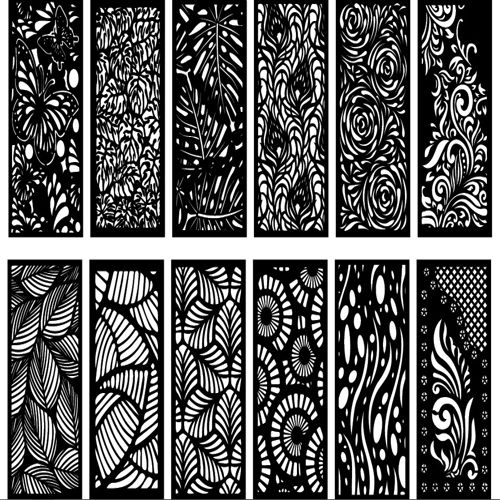 طرح پنل تزئینی برش لیزری صفحه - laser cut decorative panel screen - برای دستگاه CNC چوب و لیزر (سی ان سی)