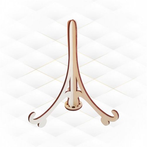 طرح برش لیزری تزئینی بشقاب نگهدارنده نمایشگر پایه - laser cut decorative plate holder display stand ve - برای دستگاه CNC چوب و لیزر (سی ان سی)