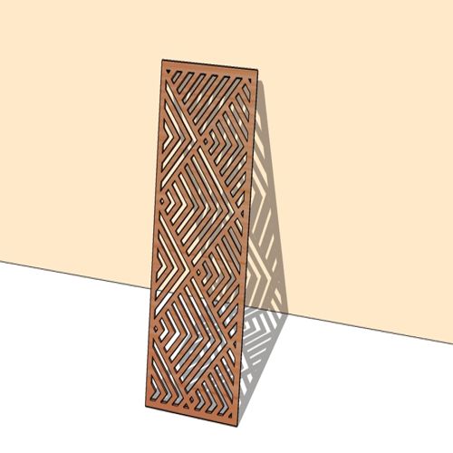 طرح برش لیزری تزئینی جداکننده اتاق جلی طراحی عناصر حاشیه قاب - laser cut decorativeroom divider jali design elements border frame ve - برای دستگاه CNC چوب و لیزر (سی ان سی)