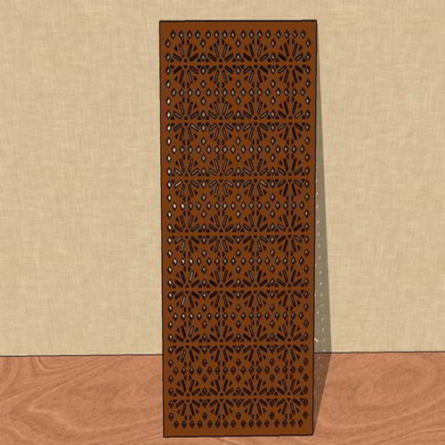 طرح برش لیزری تزئینی صفحه الگو ct - laser cut decorative screen pattern vect - برای دستگاه CNC چوب و لیزر (سی ان سی)