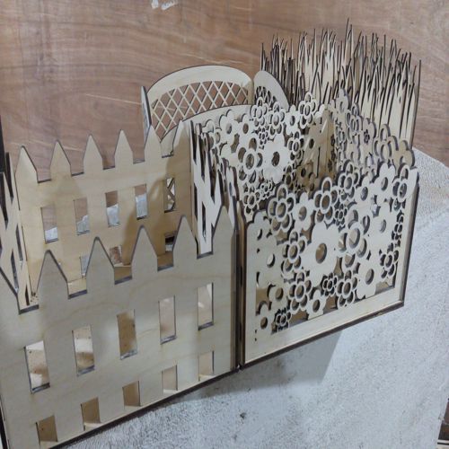طرح سبدهای نگهدارنده تزئینی برش لیزری سه بعدی پازل - laser cut decorative storage baskets 3d puzzle ve - برای دستگاه CNC چوب و لیزر (سی ان سی)