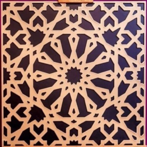 طرح برش لیزری دکوراسیون الگو - laser cut decor pattern ve - برای دستگاه CNC چوب و لیزر (سی ان سی)