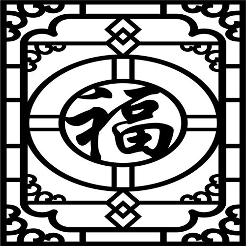 طرح برش لیزری دکور یکپارچه گل گل شبکه استنسیل طراحی - laser cut decor seamless floral floral lattice stencil design - برای دستگاه CNC چوب و لیزر (سی ان سی)