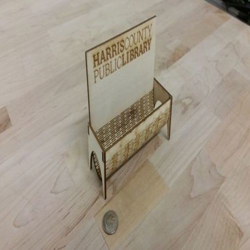 طرح برش لیزری نگهدارنده کارت ویزیت اداری - laser cut design holder for business cards office ve - برای دستگاه CNC چوب و لیزر (سی ان سی)