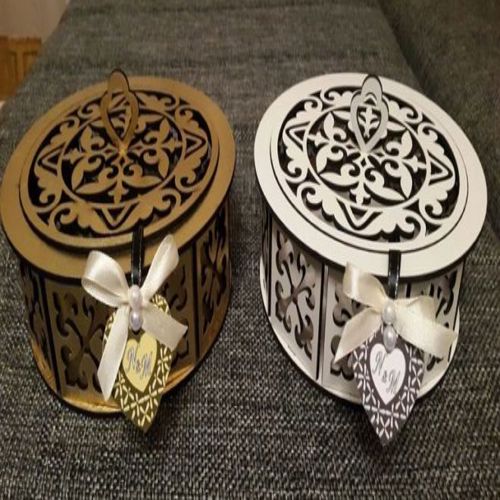 طرح برش لیزری جعبه گرد - laser cut design round box ve - برای دستگاه CNC چوب و لیزر (سی ان سی)