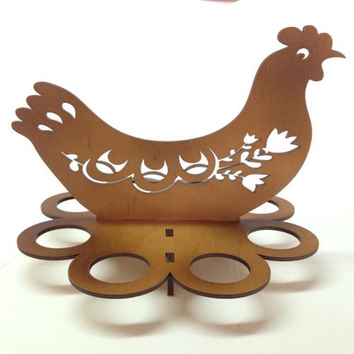 طرح برش لیزری چوبی گل گیاهی - laser cut design wooden hen ve - برای دستگاه CNC چوب و لیزر (سی ان سی)