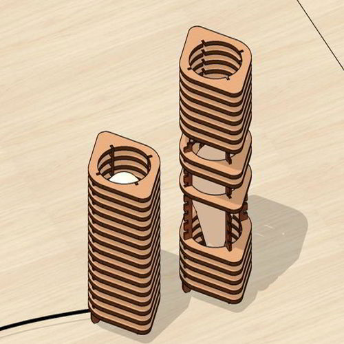 طرح چراغ رومیزی برش لیزری لامپ رومیزی وسیله و ( ) - laser cut desk light table lamp ve - برای دستگاه CNC چوب و لیزر (سی ان سی)